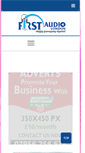 Mobile Screenshot of firstaudio.net