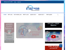 Tablet Screenshot of firstaudio.net
